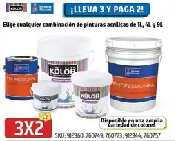 Sodimac Homecenter sherwin williams pinturas acrílicas oferta