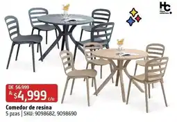 Sodimac Homecenter Home collection Comedor de resina oferta