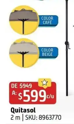 Sodimac Homecenter Quitasol oferta