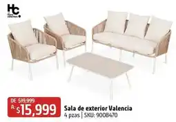 Sodimac Homecenter Home collection. Sala de exterior Valencia oferta