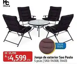 Sodimac Homecenter hc Home collection Juego de exterior Sao Paulo oferta
