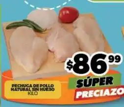 Merco Natural - pechuga de pollo natural sin hueso oferta