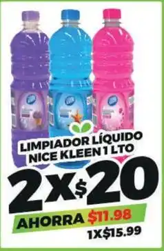 Merco Limpiador líquido nice kleen oferta