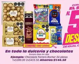 Soriana Híper Ferrero rocher - chocolate 24 piezas oferta