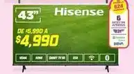 Soriana Híper Hisense - 43 tv oferta