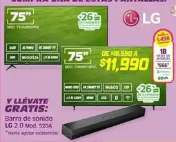Soriana Híper Lg - 75 4k smart tv oferta