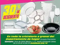Soriana Híper Libbey - cristalería oferta