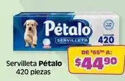 Soriana Híper Pétalo - servilleta 420 piezas oferta