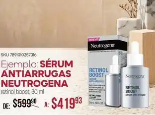 DelSol Neutrogena - sérum antiarrugas oferta