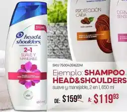 DelSol Head & shoulders - shampoo oferta