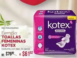 DelSol Kotex - toallas femeninas oferta