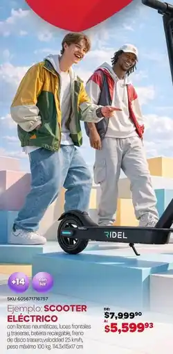 DelSol Ridel - scooter eléctrico oferta