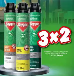 Zorro Baygon insecticida aerosol casa y jardín oferta