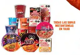 La Comer Todas las sopas instantáneas en vaso oferta