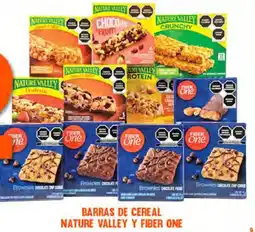 La Comer Barras de cereal nature valley y fiber one oferta