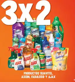 La Comer Productos suavitel, axion, fabuloso y ajax oferta