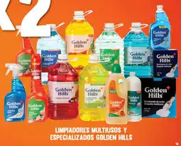 La Comer Golden hills limpiadores multiusos y especializados oferta
