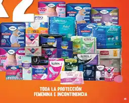 La Comer Toda la protección femenina e incontinencia oferta