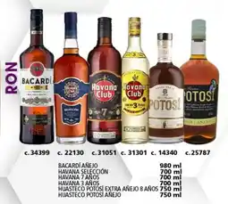 Bodegas Alianza Ron bacardi añejo oferta