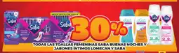 Merco Todas las toallas femeninas saba buenas noches y jabones íntimos lomecan y saba oferta