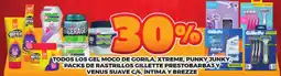 Merco Todos los gel moco de gorila, xtreme, punky junky, packs de rastrillos gillette oferta
