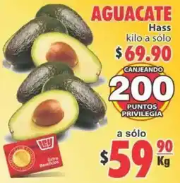 Casa Ley aguacate hass oferta
