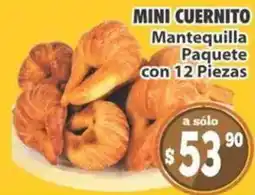 Casa Ley Mini cuernito mantequilla oferta
