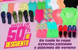 Soriana Mercado En toda la ropa exterior,calzado y pijamas de verano oferta
