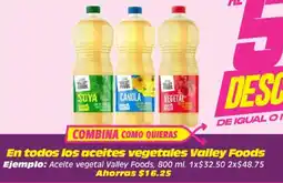 Soriana Mercado Valley foods aceite vegetal oferta