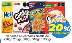 Merza Nestlé variedad en cereales oferta