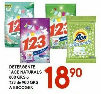 Alsuper Detergente ace, 123 900g oferta