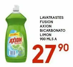 Alsuper Lavatrastes fusion axion bicarbonato limón 900ml oferta