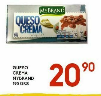 Alsuper Queso crema mybrand 190g oferta