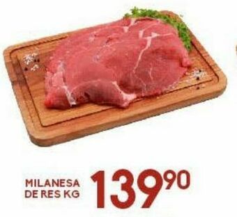 Alsuper Milanesa de res kg oferta