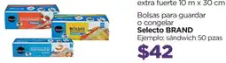 Chedraui Selecto brand bolsas para guardar o congelar oferta