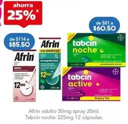 Farmacia San Pablo Afrin tabcin noche tabcin active oferta