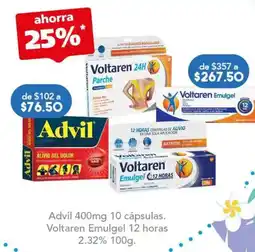 Farmacia San Pablo Advil Voltaren Emulgel oferta