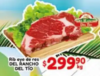 El Florido Del Rancho Del Tío Rib eye de res oferta