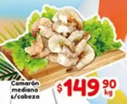 El Florido Camarón mediano s/cabeza oferta