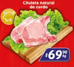 El Florido Chuleta natural de cerdo oferta