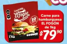 El Florido El Fogón carne para hamburguesa oferta