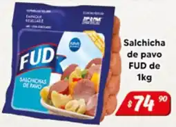 El Florido FUD salchicha de pavo oferta