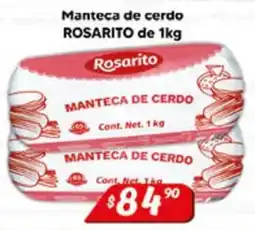 El Florido Rosarito manteca de cerdo oferta