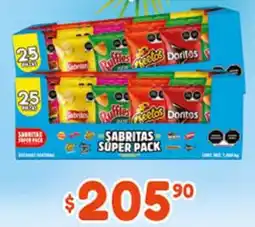 El Florido Sabritas Super Pack oferta