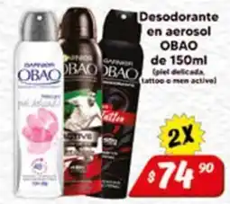 El Florido Obao desodorante en aerosol oferta