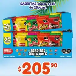 El Florido Sabritas super pack oferta