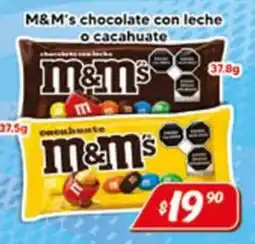 El Florido m&m's chocolate con leche o cacahuate oferta