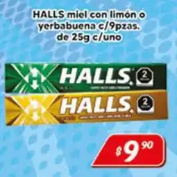 El Florido Halls miel con limón o yerbabuena oferta