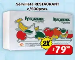 El Florido Restaurante servilleta oferta