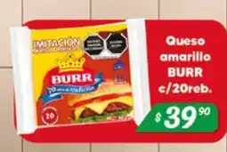 El Florido Burr queso amarillo oferta